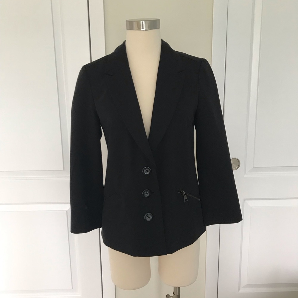 DKNY Black Boyfriend Blazer Small EUC
